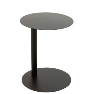 SIDE TABLE ROUND METAL BLACK