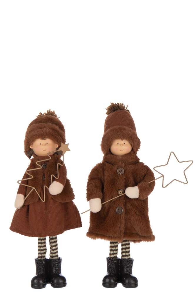 BOY/GIRL STAR+TREE POLYESTER MULTICOLORED ASSORTMENT OF 2