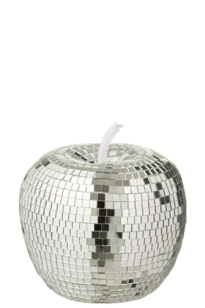APPLE MIRROR FOAM SILVER COLORED LARGE
