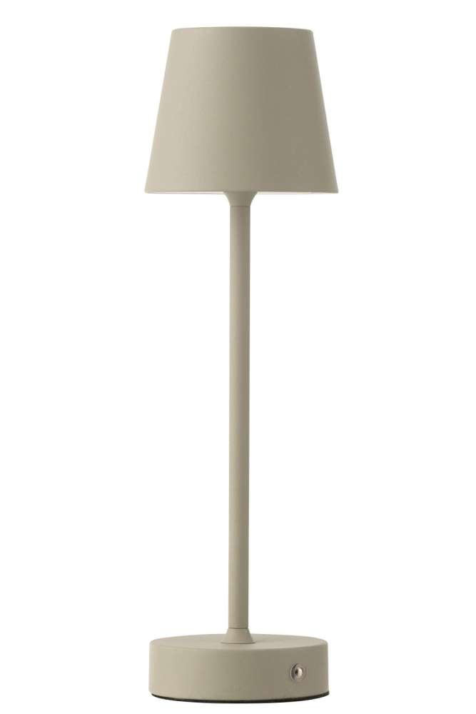 TABLE LAMP GOA METAL TAUPE