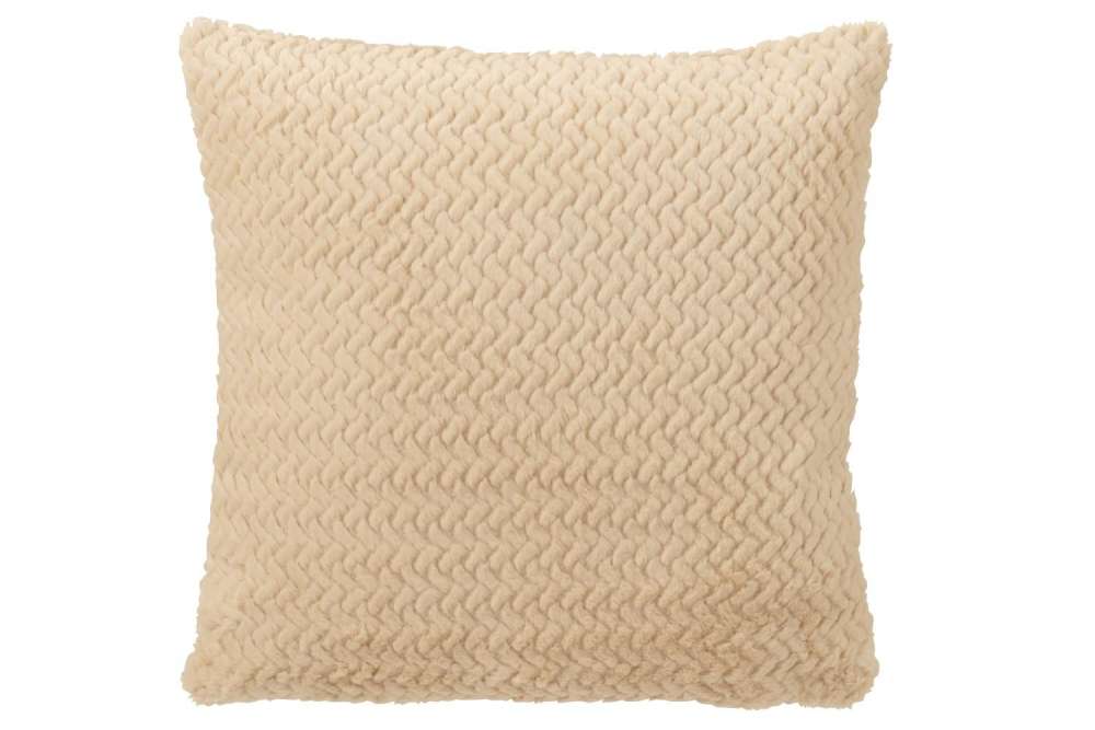 CUSHION POLYESTER BEIGE