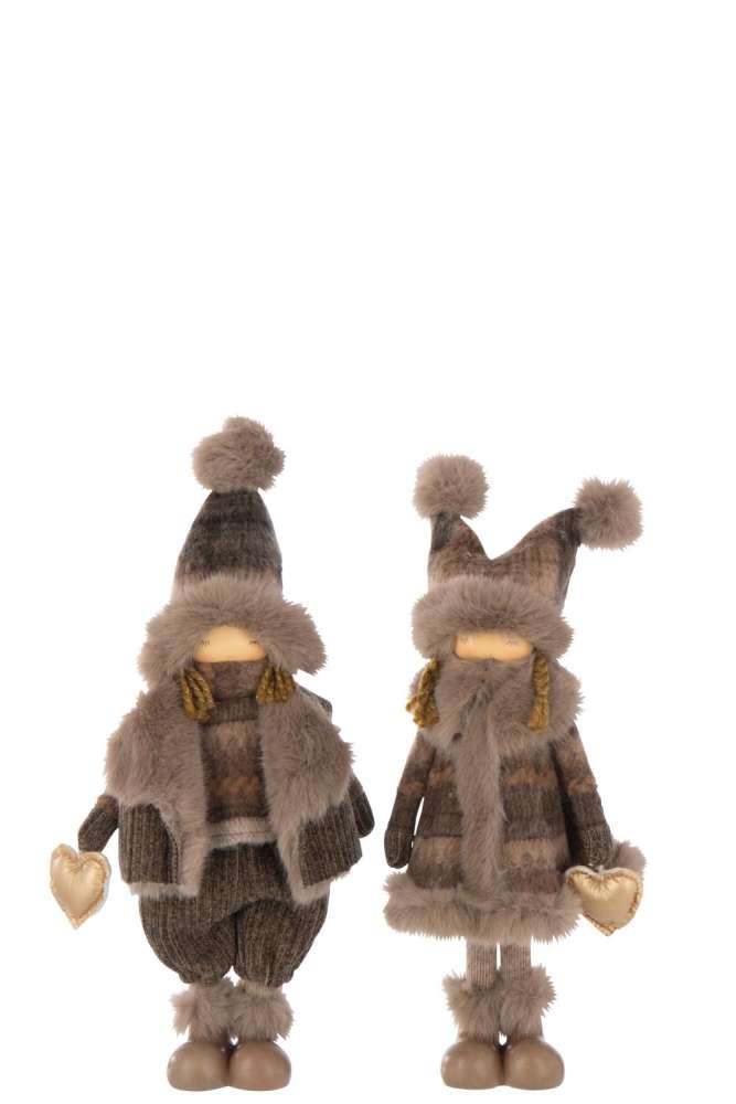 BOY/GIRL STAR IN HAND POLYESTER MULTICOLORED SMALL ASSORTMENT OF 2