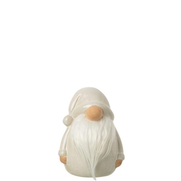 GNOME TEXTILE BEARD PORCELAIN LIGHT GREY LARGE