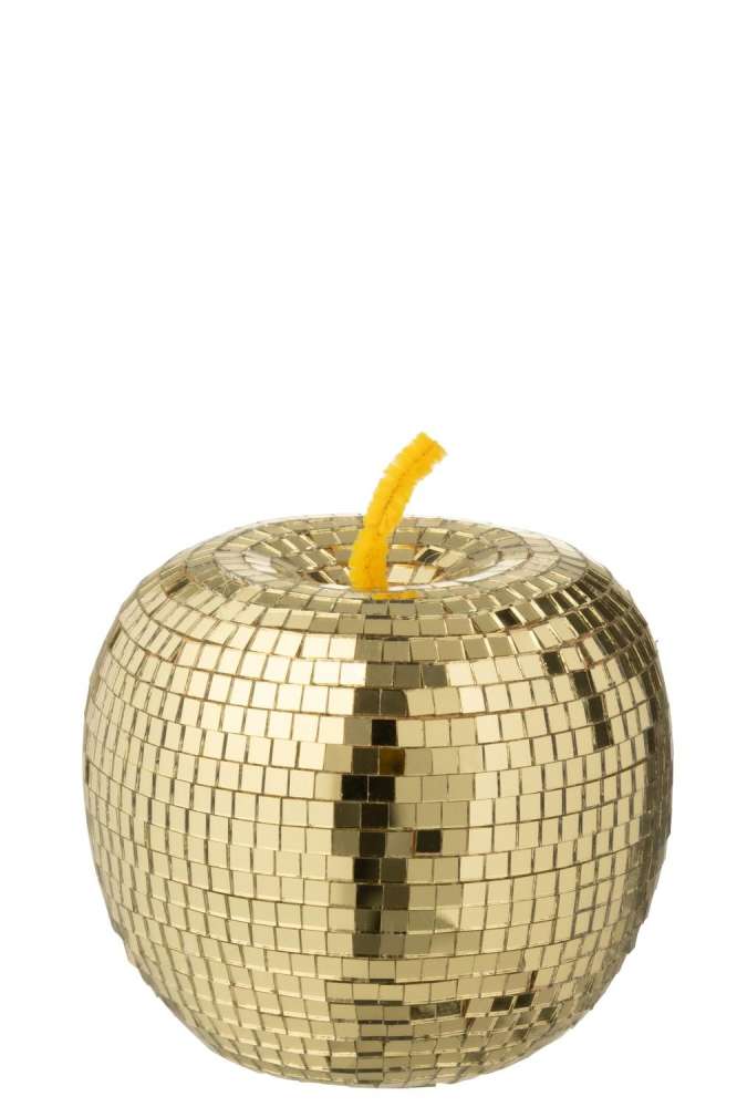 APPLE MIRROR FOAM GOLD COLORED LARGE