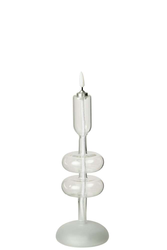 LED CANDLE GLASS TRANSPARENT