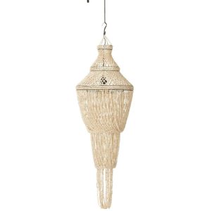 LAMPSHADE DAISY SHELL NATURAL