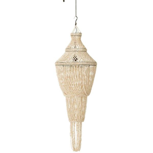 LAMPSHADE DAISY SHELL NATURAL