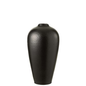 VASE CERAMIC BLACK LARGE