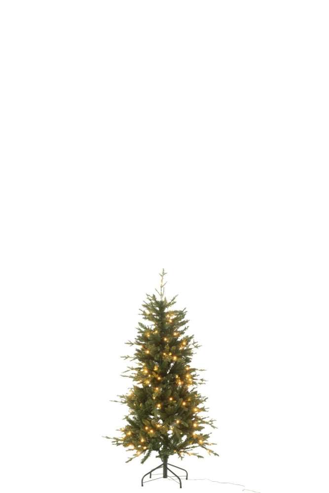 CHRISTMAS TREE 160 LED ARTIFICIAL  DARK GREEN SMALL