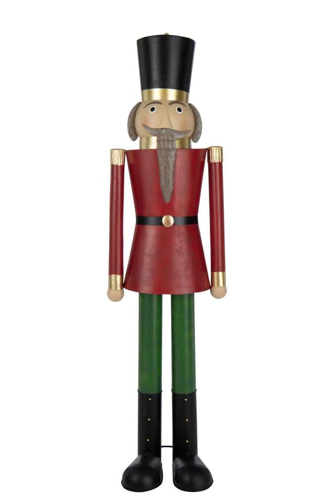 NUTCRACKER MOUSTACHE METAL MULTICOLORED LARGE