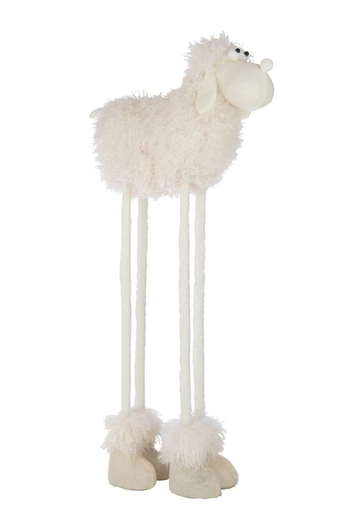 SHEEP TELESCOPIC POLYESTER WHITE LARGE