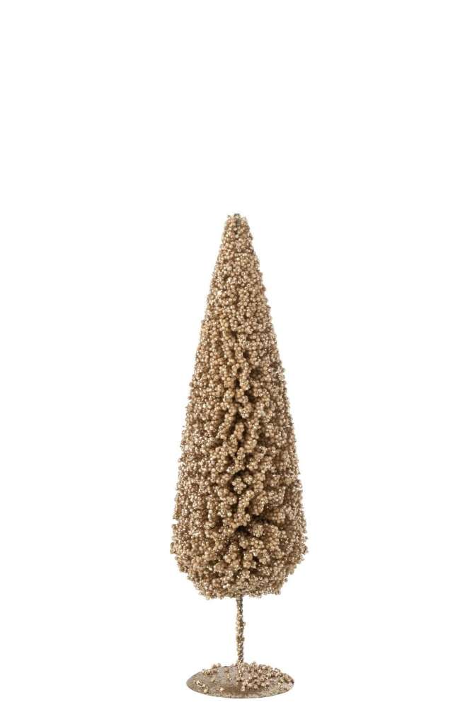 CHRISTMAS TREE PET CHAMPAGNE COLORED MEDIUM