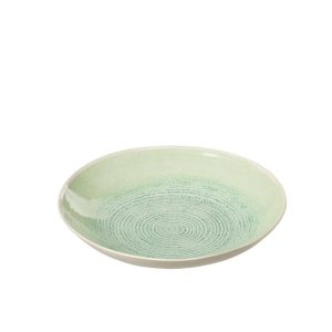 PLATE DEEP LARA PORCELAIN GREEN