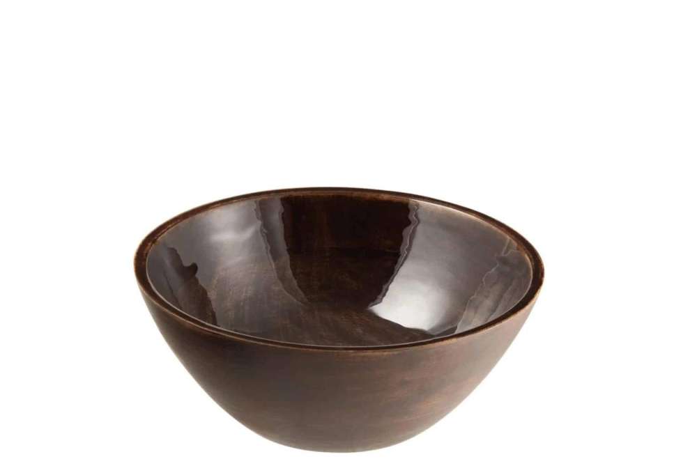 BOWL MANGO WOOD BROWN LARGE
