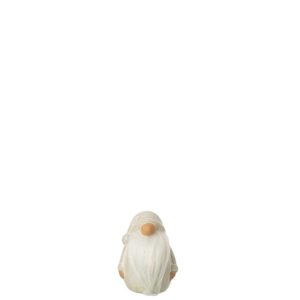 GNOME TEXTILE BEARD PORCELAIN LIGHT GREY SMALL