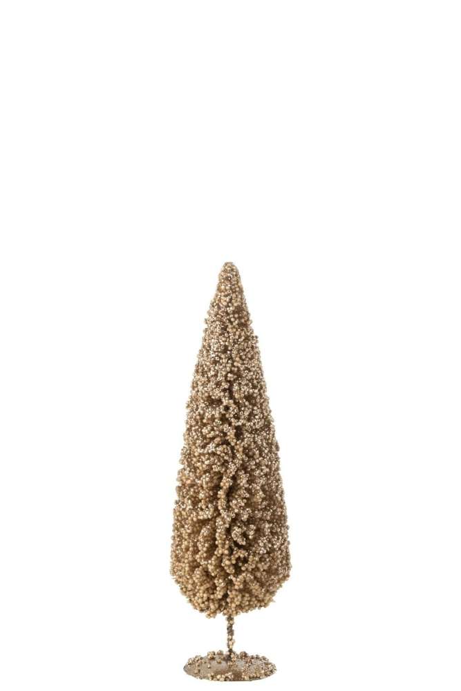CHRISTMAS TREE PET CHAMPAGNE COLORED SMALL