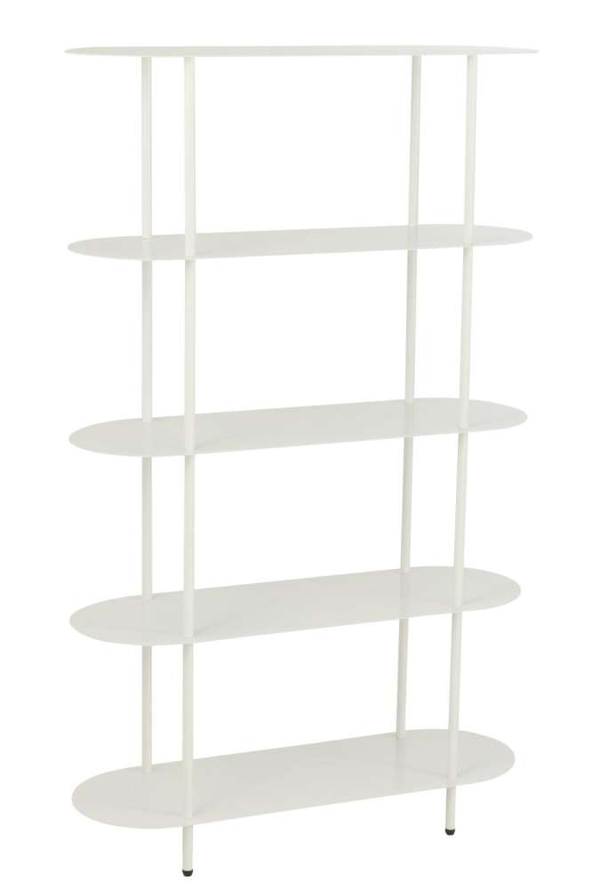 RACK OVAL IRON WHITE
