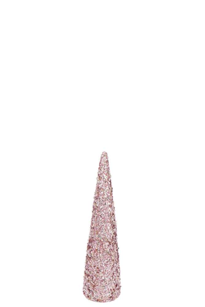 CONE SEQUINS FOAM LIGHT PINK MEDIUM