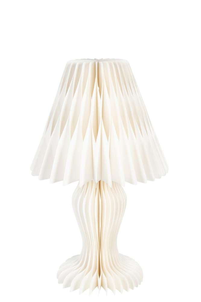 LAMP SHADE VINTAGE FOLDABLE PAPER OFF-WHITE