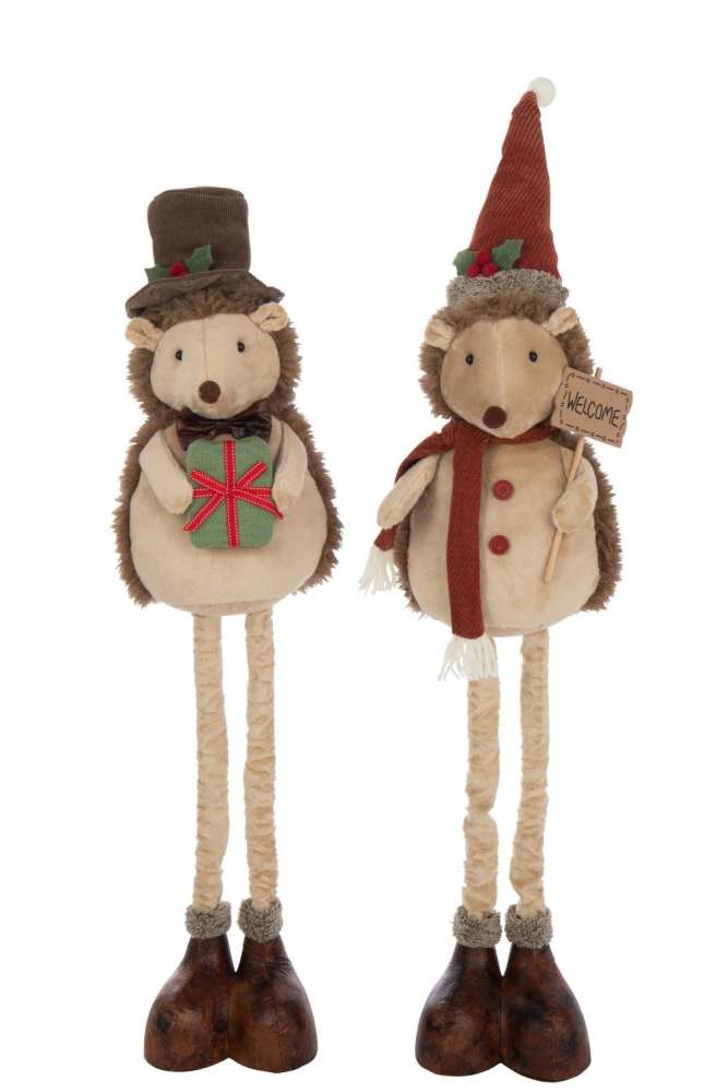 HEDGEHOG TELESCOPIC POLYESTER MULTICOLORED LARGE ASSORTMENT OF 2