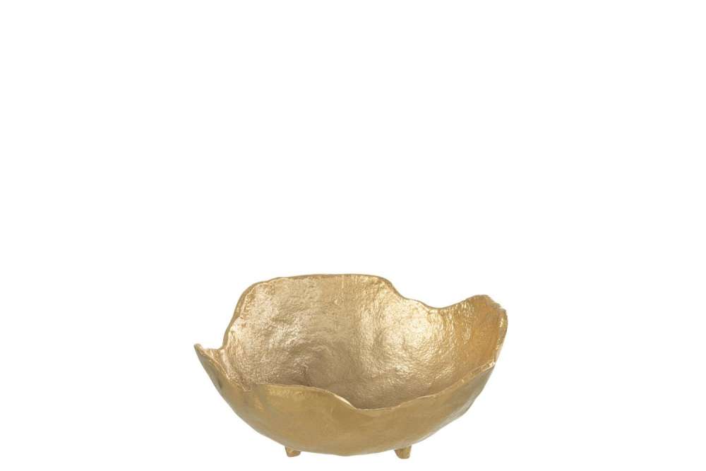 DISH ALUMINIUM GOLD MEDIUM