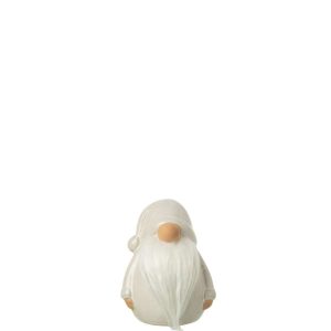 GNOME TEXTILE BEARD PORCELAIN LIGHT GREY MEDIUM