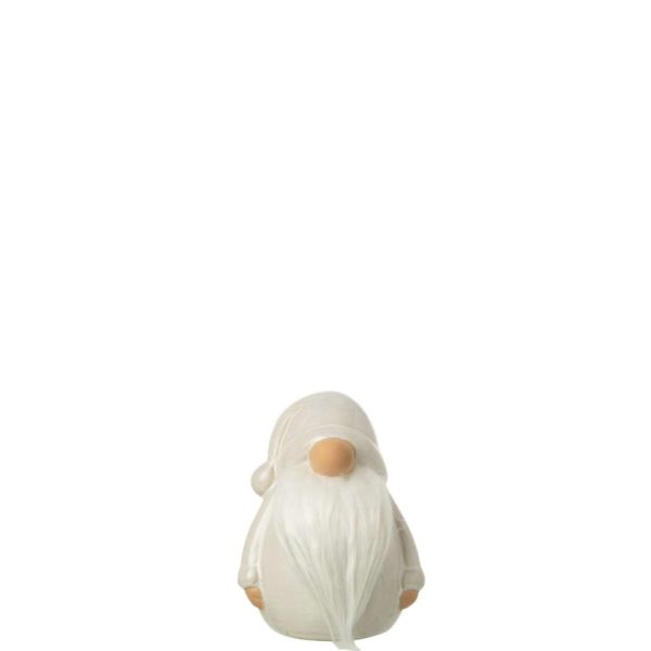 GNOME TEXTILE BEARD PORCELAIN LIGHT GREY MEDIUM
