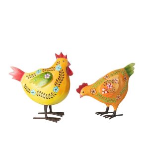 HEN DRAWINGS GREENERY IRON MIX ASSORTMENT OF 2