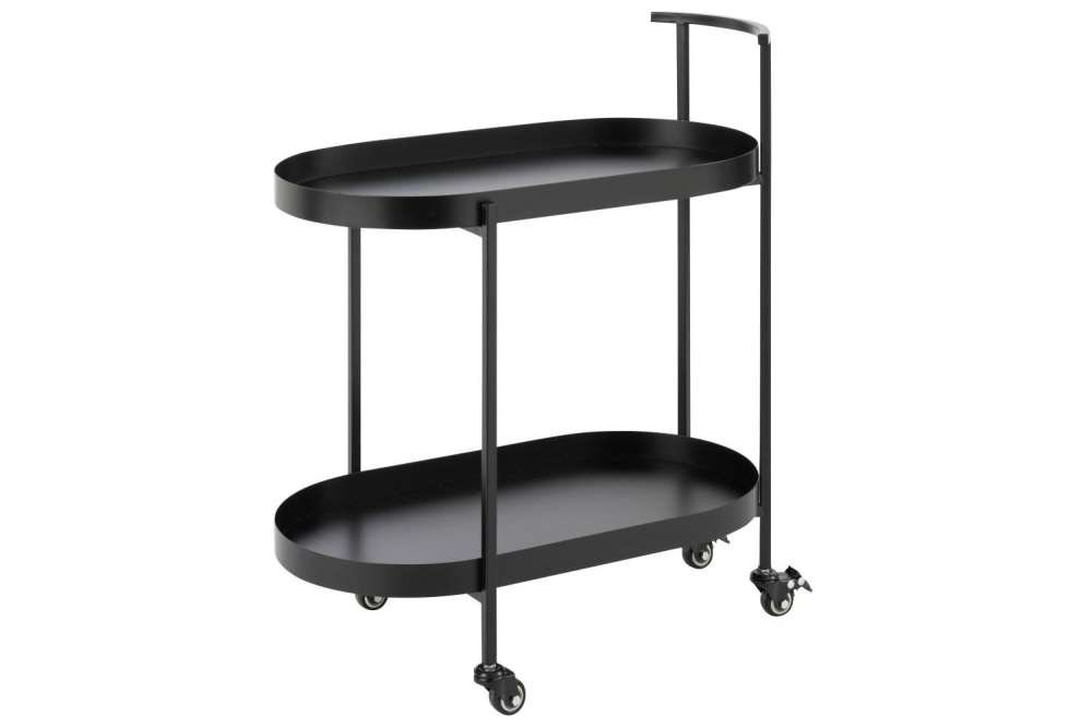 TROLLEY OVAL IRON BLACK