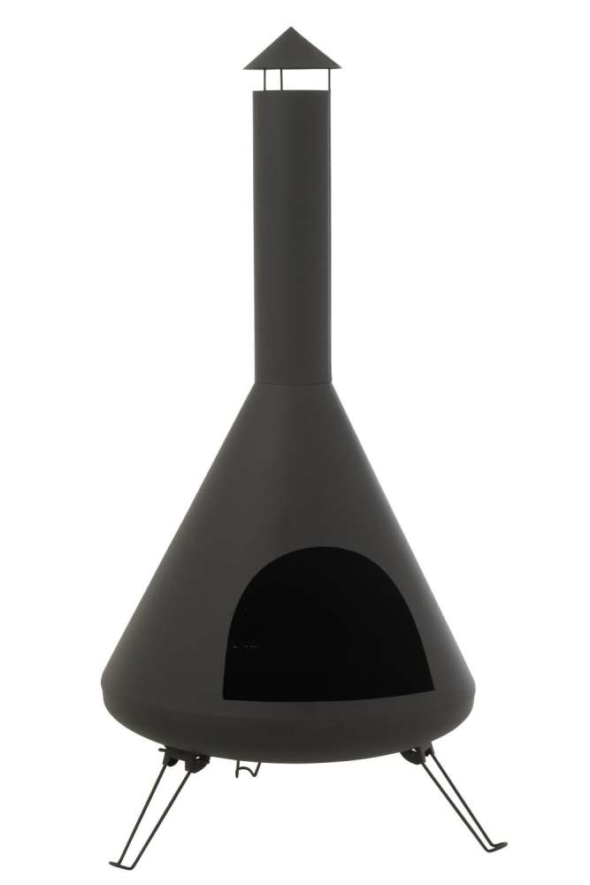 FIREPLACE TIFFANY IRON BLACK