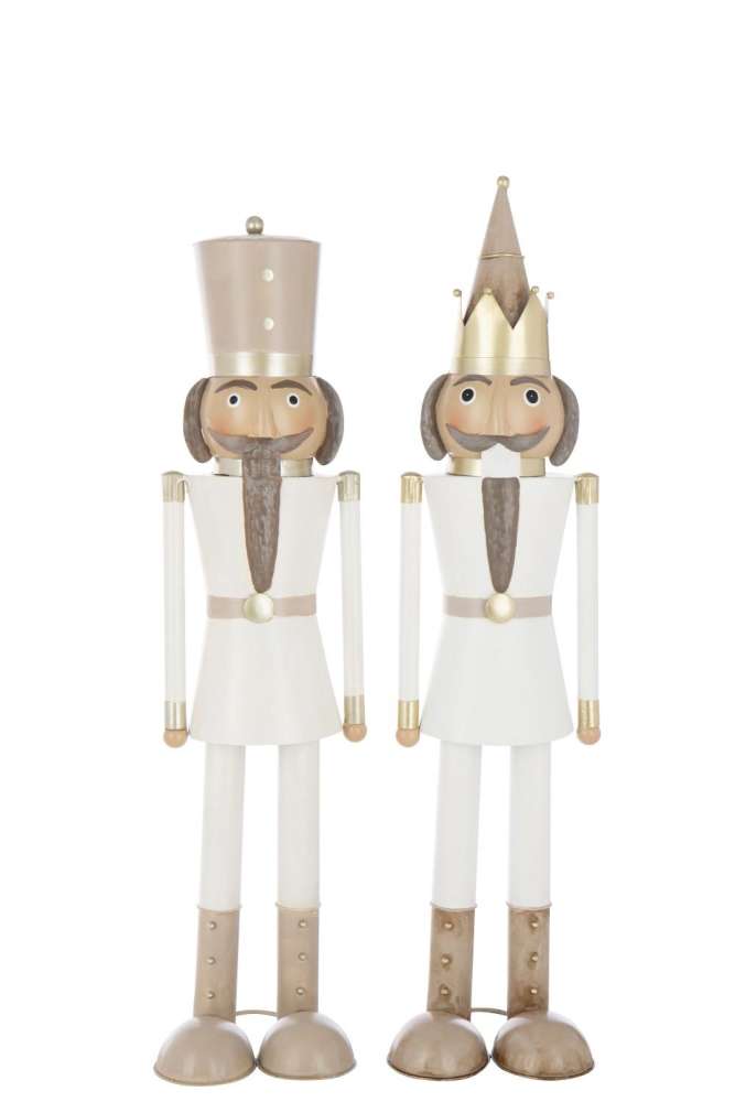 NUTCRACKER MOUSTACHE METAL MULTICOLORED LARGE ASSORTMENT OF 2