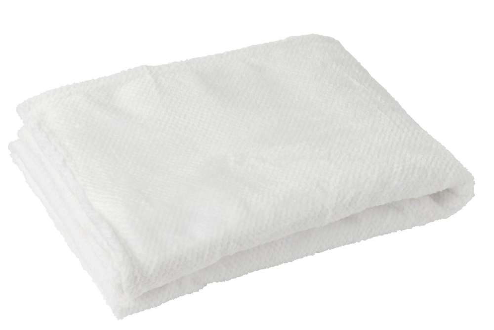 BLANKET SNUGGLE POLYESTER WHITE