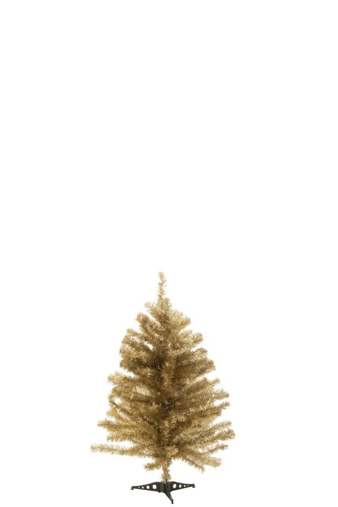 CHRISTMAS TREE ARTIFICIAL PVC GOLD COLORED SMALL