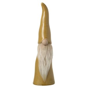 GNOME POINTY HAT PORCELAIN MOSS GREEN LARGE