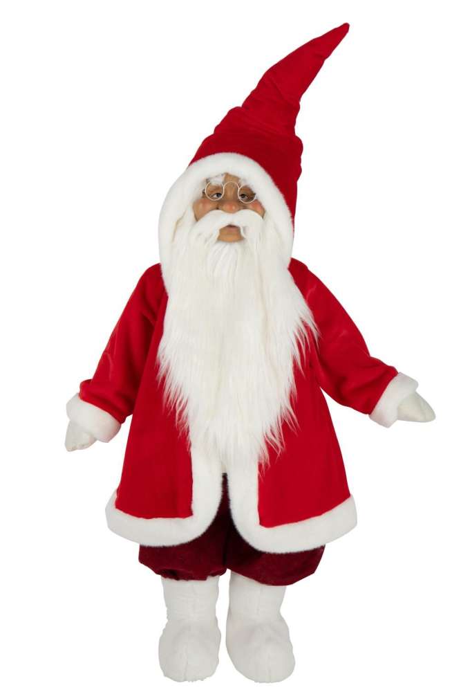 SANTA CLAUS GLASSES POLYESTER RED/WHITE