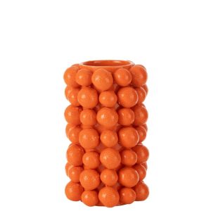 VASE ORANGES COVER CERAMIC ORANGE