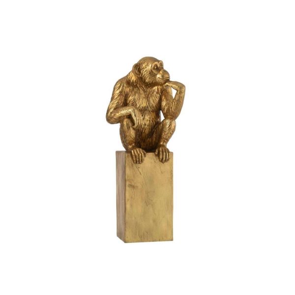 MONKEY ON BASE RESIN GOLD