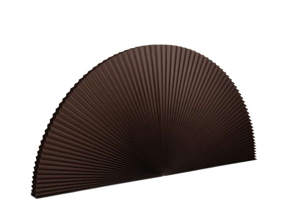 ROOM DIVIDER FOLDABLE PAPER DARK BROWN