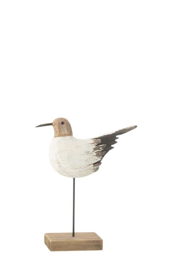 SEABIRD ON STAND PAULOWNIA WOOD SMALL