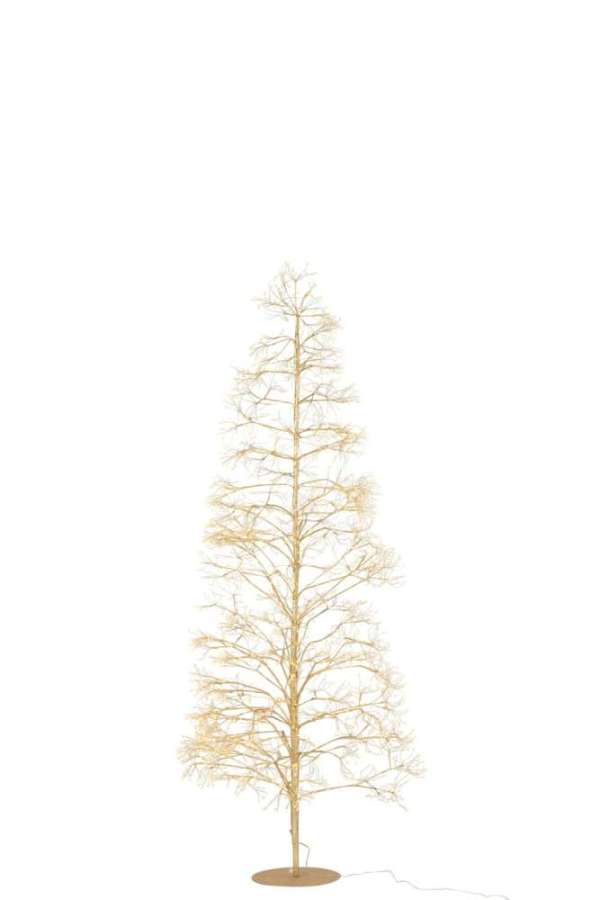 TREE 2700 LED METAL GOLD COLORED MEDIUM