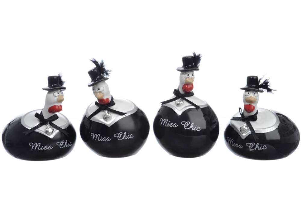 BOX OF 6 CHRISTMAS BAUBLE DROPS SEQUINS GLASS WHITE/GOLD