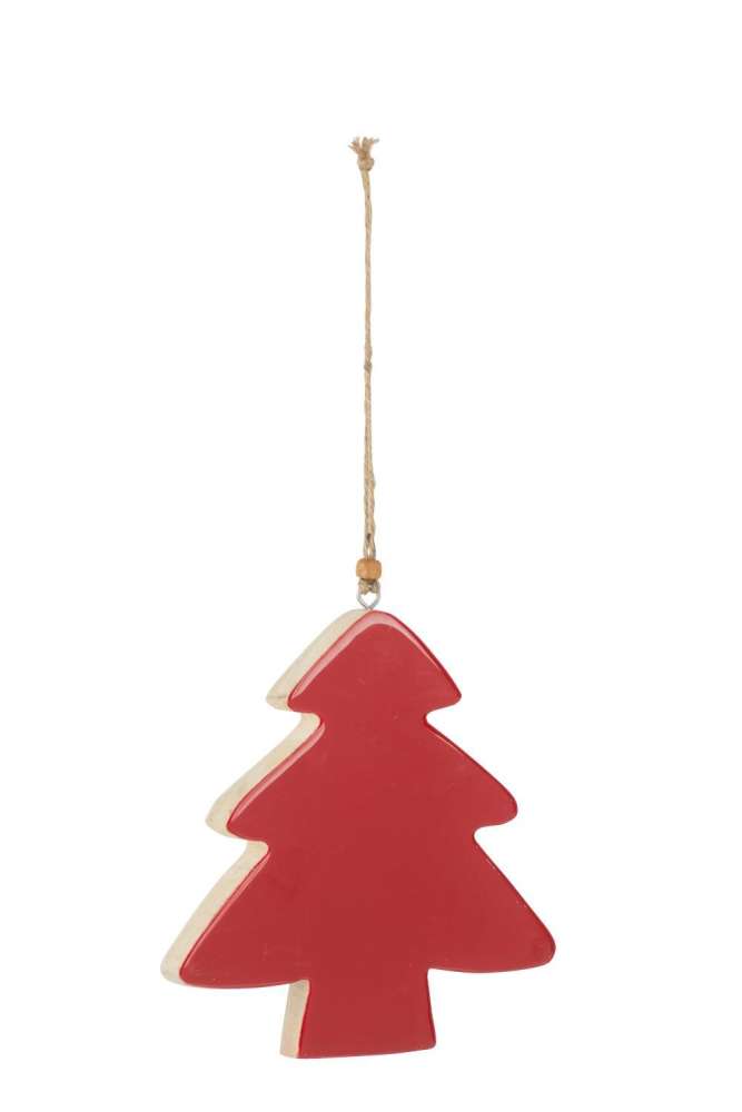 HANGER XMAS TREE MANGO RED L