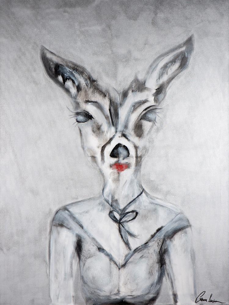 C.Larsåsen -Fru 60x80cm