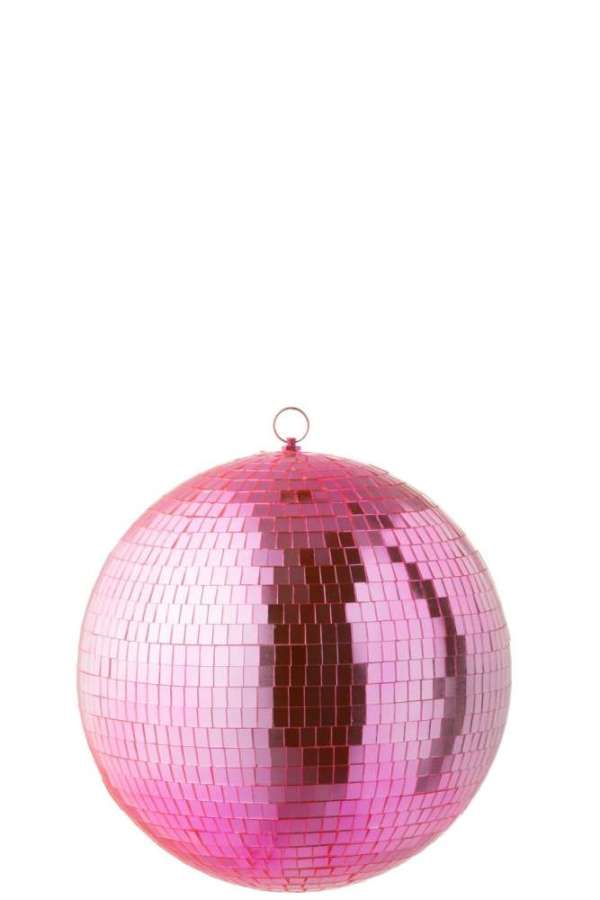 DISCO BALL MIRROR PINK