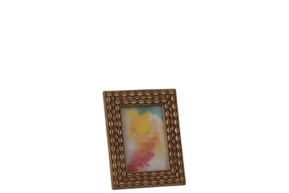 PHOTOFRAME SHELL 10X15 POLY BEIGE SMALL