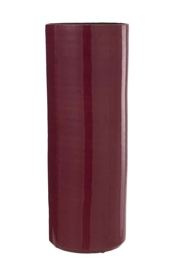 VASE FLEK CERAMIC FUSCHIA LARGE