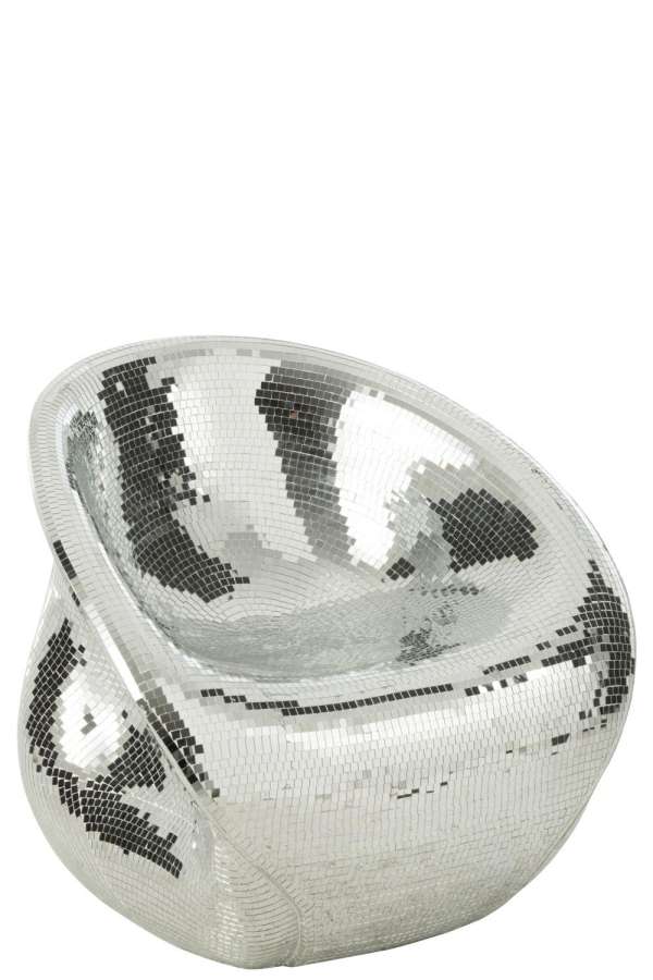 CHAIR MIRROR RESIN SILVER