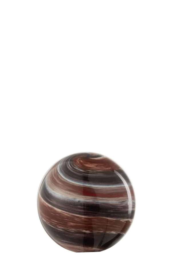 PAPERWEIGHT WHIRLWIND GLASS MIX SMALL