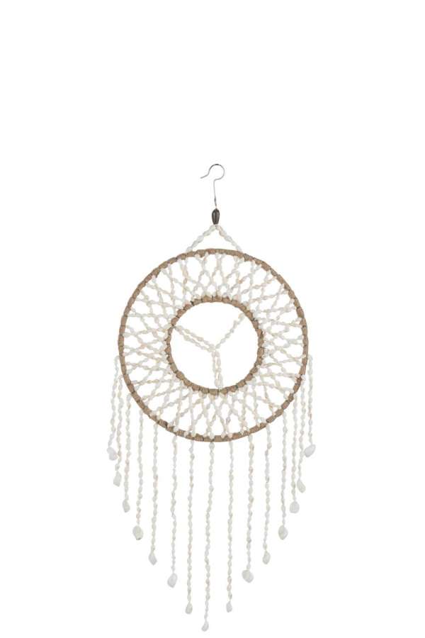 DREAMCATCHER MANDALA SHELL WHITE LARGE