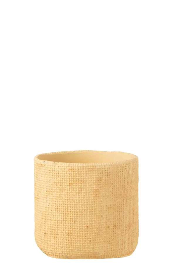 FLOWERPOT SUNNY CEMENT BEIGE MEDIUM